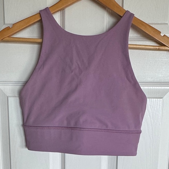 Lululemon Energy Bra - high neck - long line - 8 - Jubilee - XLNT - Picture 2 of 6